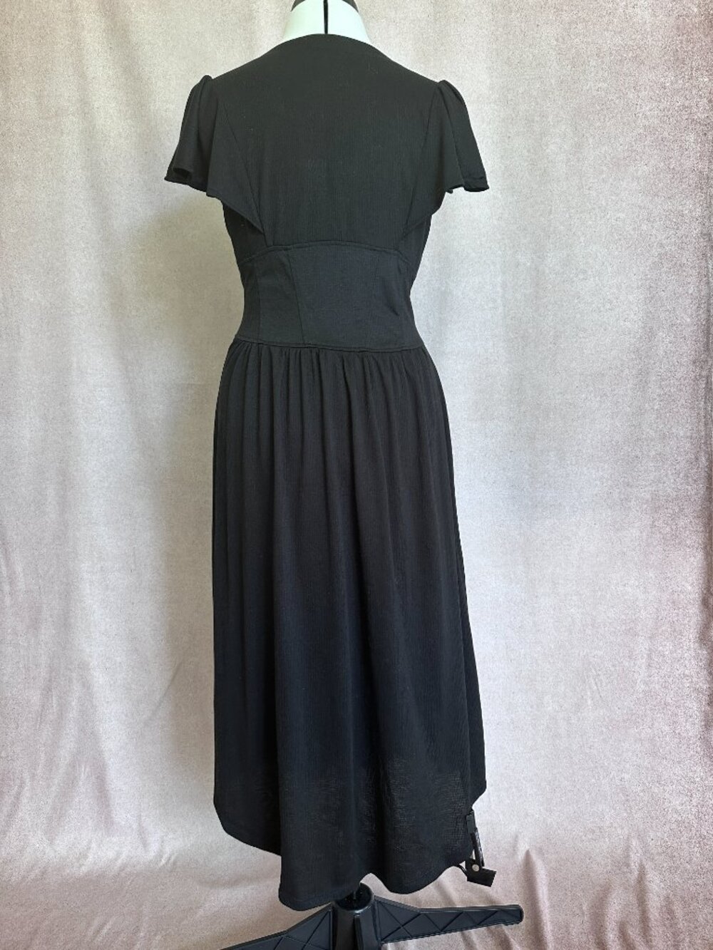Betsey Johnson Black corset dress, medium - Picture 2 of 4